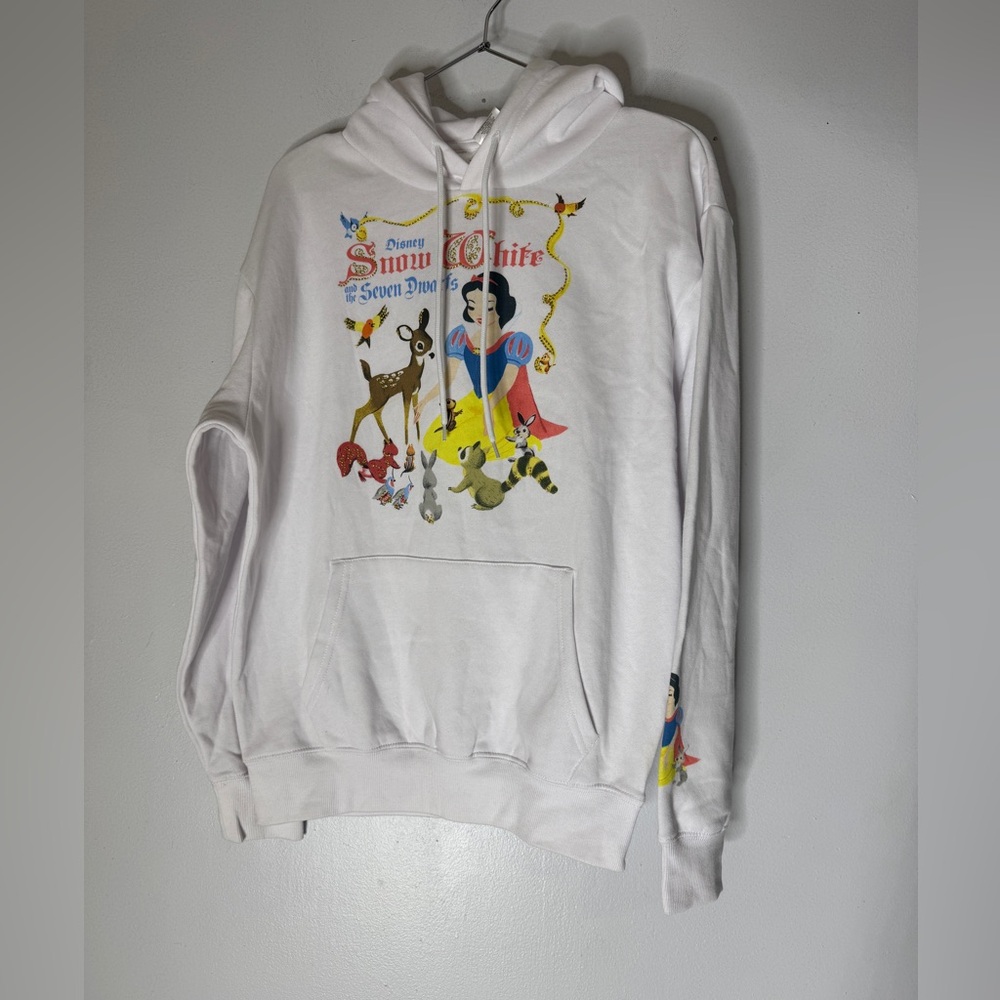 NWT Disney Princess Snow White White Hooded Sweatshirt‎ Small